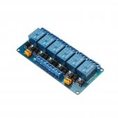 5V 6Channels Optocoupler isolation Relay Low Level