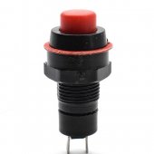 DS-211/10mm Red Botton With Lock/Red 10mm Self Lock Switch