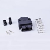 OBD plug detection interface universal extension cable/16-pin adapter Bluetooth OBD2 female shell