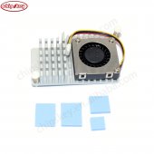 Raspberry PI 5B Silver Heatsink and Silver Fan