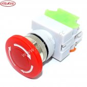 LAY37-11ZS (Y090) stopself-locking button switchand urgent stop switch 1NO + 1NC contact