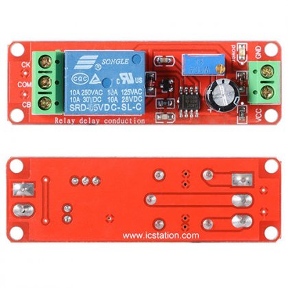 5V Delay Timer Monostable Switch Relay Module NE555