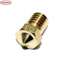 0.3mm E3DV6 Brass Extruder Nozzle Head 1.75mm Filament for 3D Pr