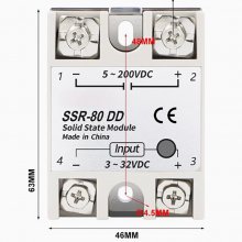 DD (DC-DC) 80A SSR-80DD