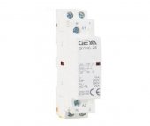 Din Rail AC Contactor 2P 25A 2NO Magnetic Contactors for Low Voltage Switchgear