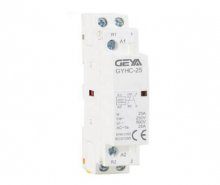 Din Rail AC Contactor 2P 25A 2NO Magnetic Contactors for Low Voltage Switchgear
