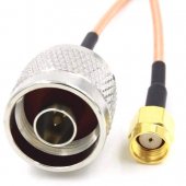 N-J Male inside to RP-SMA-J Female Inside Adapter 20CM RG316 Cable
