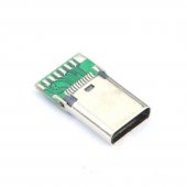 TYPE-C 16pins Male PCB Converter Adapter Breakout Board