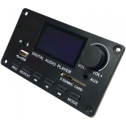 Wireless Car MP3 Player Decoder Board Stereo Sound Module Recording Operation 10m Infrared Remote Control