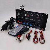 Built in Bluetooth dual microphone function 12V24V36V220V power supply audio amplifier board with high power