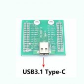USB3.1 Type-C PCB Converter Adapter Breakout Board