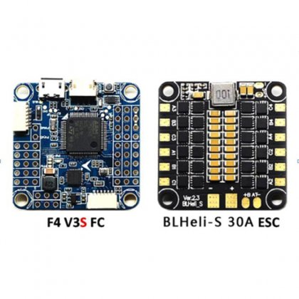 Betaflight-Dron de Control de vuelo F4 V3S V3 PRO, versión actualizada V3.5 V3 S con filtro de imagen integrado OSD 30A 4 en 1 ESC RC FPV Racing