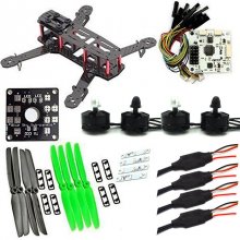 LHI QAV 250mm Quadcopter Frame Racing+ CC3D Flight Controller + MT2204 2300KV Motor + Simonk 12A ESC + 5030 propeller