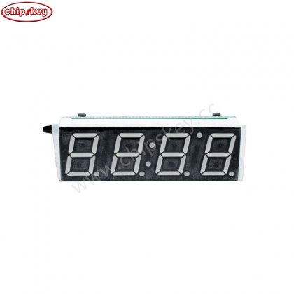 Digital electronic clock, microcontroller electronic form, (time + temperature + voltage) triple spreadsheet