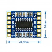Dual channel RS232 SP3232 TTL to RS232 module/ RS232 to TTL/ serial port module