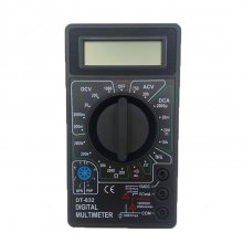 DT832 Digital LCD Multimeter Ohm Voltage Ampere Meter Buzzer Function with Test Probe
