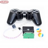 3 in 1 2.4G Wireless Duo Shock Game Controller For PS2 joystick joypad