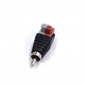 Spring Terminal Connector To the RCA Male connector