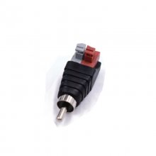 Spring Terminal Connector To the RCA Male connector