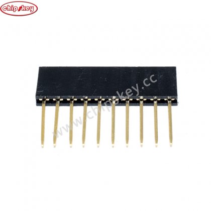 long FEMALE HEADER FEMALE 1 * 10P / 1 * 10P 2.54mm