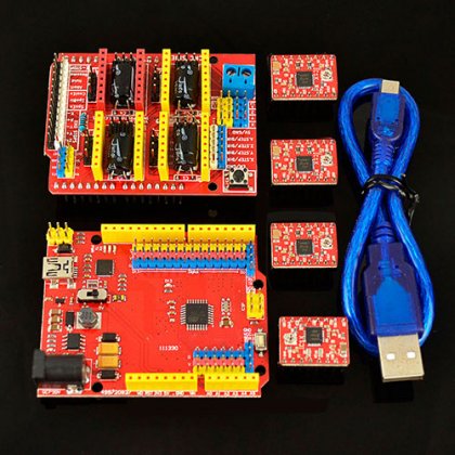 CNC Shield V3 +4PCS A4988 + UNO R3 & USB Cable 3D printer