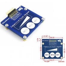 Capacitive Touch Keypad Development Board Module Kit ( 3 Keys + Linear Sensor )