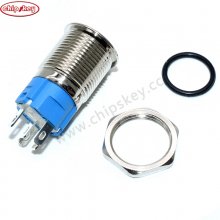 Switch SelfLock 5V 12V 24V 220V LED 16mm metal switch momentary metal pushbutton switch 1NO1NC