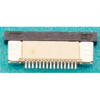 FFC 15P 0.5MM Clamshell Socket Downside Connector