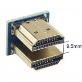 HDMI to HDMI Adapter Raspberry Pi 3 Male to Male Converter 1080P for 3.5 inch HDMI Screen 5 inch HDMI Screen Display