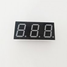 Display 7 segment 3 digit 0.8" Blue Common Cathode