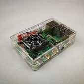 Raspberry PI 4B Case Square Transparent
