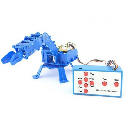 DIY kit wired robotic arm student production