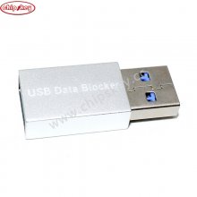 Silver USB Data Blocker Supports Charging Up To 12V/3A For Android IOS Windows Blackberry System Protect Data Security Support Dropship