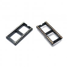 DIP-28P Wide IC Block 28P, Round Foot IC Integrated Bloc 17pcs/Tube