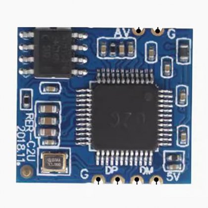 Analog AV Video to Digital USB Camera Module CVBS to USB Chip UVC Driver-free