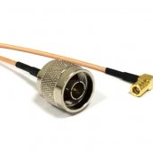 N-J Male inside to SMB 15CM RG316 Cable