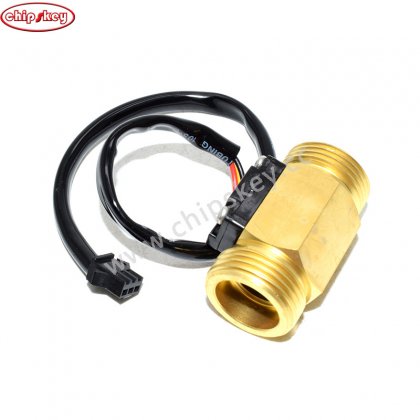 YF-B5 G3/4 DC 5-15V Water Flow Sensor Hall Sensor Switch Flow Meter Water Flow Sensor DN20 Brass Water Meter Industrial Flowmeter