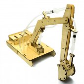 DIY Manual Material Science Experiment Set/Hydraulic Excavator Wooden Fight Insert