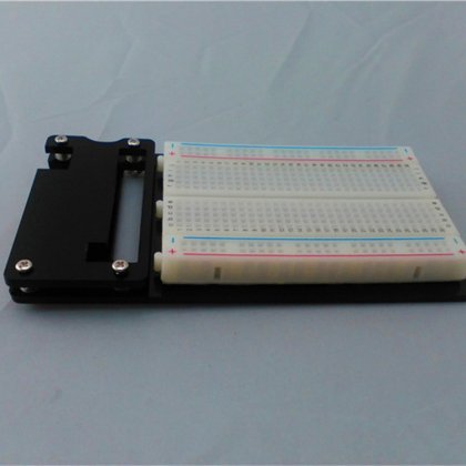 Black Acrylic Experiment Platform with Case for Raspberry Pi Zero W (not including breadboard)