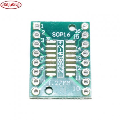 SOP16 SSOP16 TSSOP16 patch to dip DIP 0.65/1.27mm adapter plate Good
