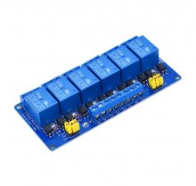 6 Channel 3.3V 5V 12V 24V relay with Optcoupter, each Channel can cutover high/low Level