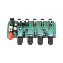 Stereo Audio Signal Mixing Board Multi-input Audio Mixer 4 Way Input 1 Way Output DC 5V-12V