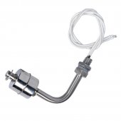 Bend / Normally Temperature /liquid water level sensor controller /L=200mm 0-110V / 304 stainless steel Single ball float switch