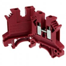 Red Din Rail Terminal Block UK-2.5B Wire Electrical Conductor Universal Connector Screw Connection Terminal Strip Block UK2.5B