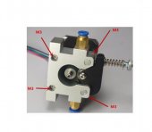 3D Printer Reprap Kossel Prusa Bowden42 Stepper Motor Full-Metal Remote Extruder