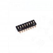 8P 8pin Switch 2.54MM Pitch DIP Switches 8 Positions 16 Pins SMD