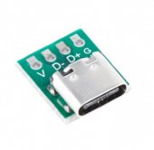 TYPE-C Female USB3.1 16P to 4P XH2.54 PCB Converter Adapter Breakout Board