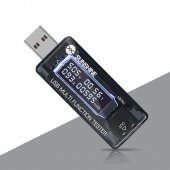 SS-302A LCD Current Voltage Charger Capacity Tester USB