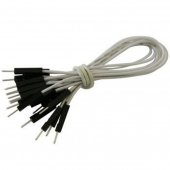 CAB_M-M 10pcs/set 20cm Male/Male Dupont Cable White For Breadboard