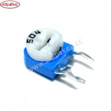 102 1K / 202 2K / 473 47K / 503 50K/ 104 100K/ 204 200K / 504 500K/ 105 1M / Trimmer / Plug-in vertical blue and white adjustable resistor